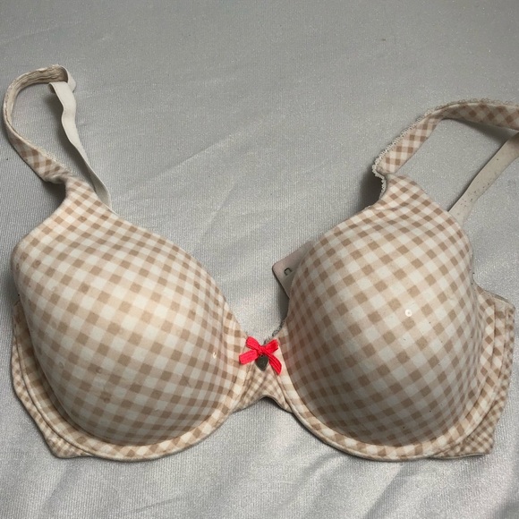 Victoria’s Secret lined perfect coverage checkered bra and hiphugger panty - Picture 3 of 16